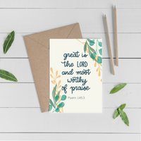 Praise Postcards (4pk)