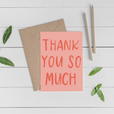 Thank You Cards "Thank You So Much" (4pk)